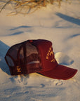 VALLEY TRUCKER HAT | MAROON